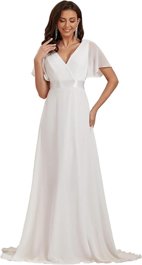 Ever-Pretty Robe de Soirée en Double V-col