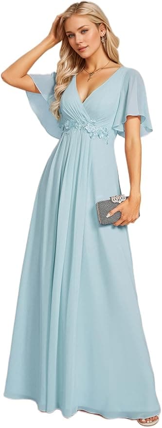 Ever-Pretty Robe de Témoin de Mariage Longue