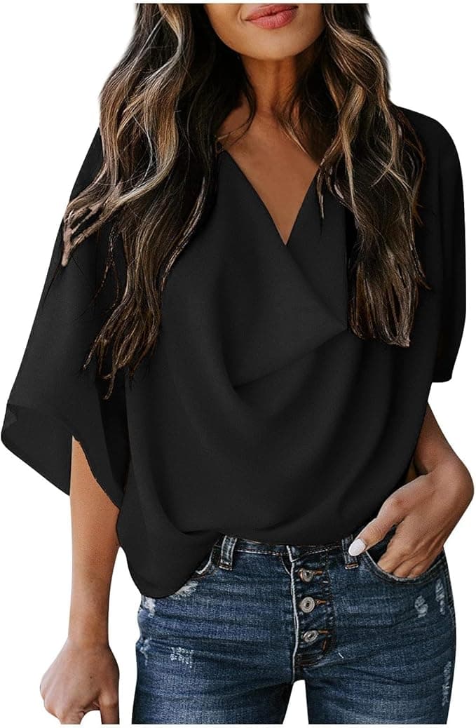 Chemise Ample Manche Chauve-Souris