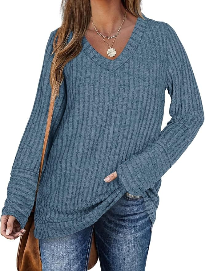 Sweat Col V Casual